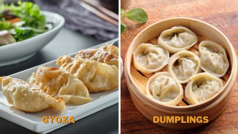 difference between gyoza and dumplings