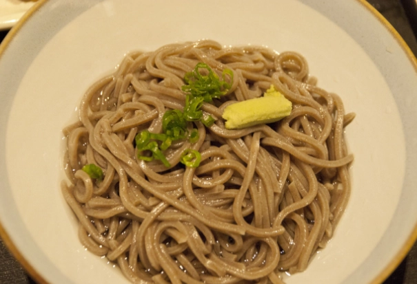 homemade soba noodles