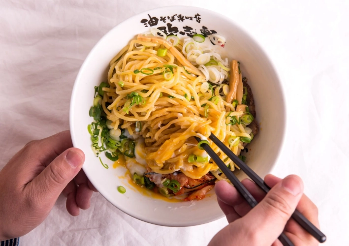 best way to eat aburasoba best way to eat aburasoba