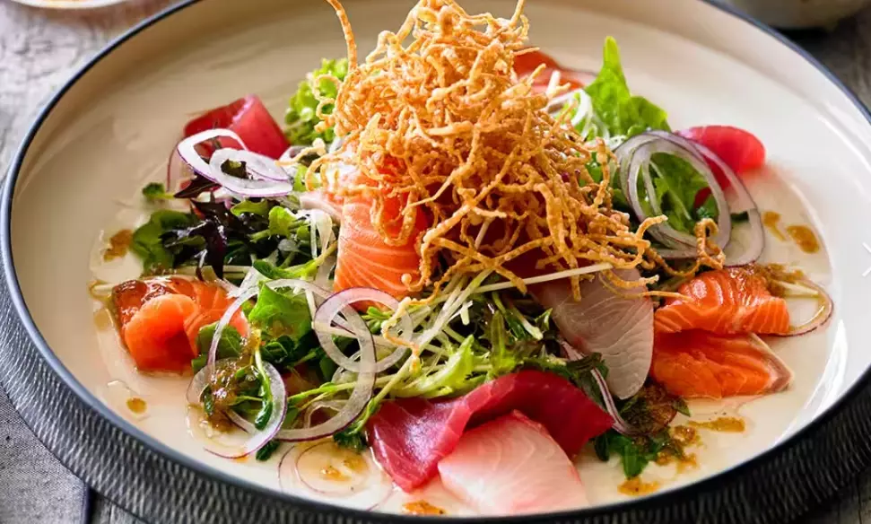 sashimi salad recipe
