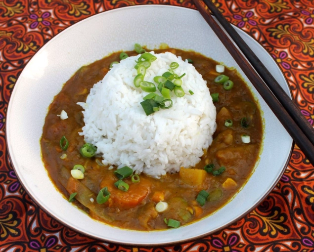 Japanese curry without meat Japanese curry without meat