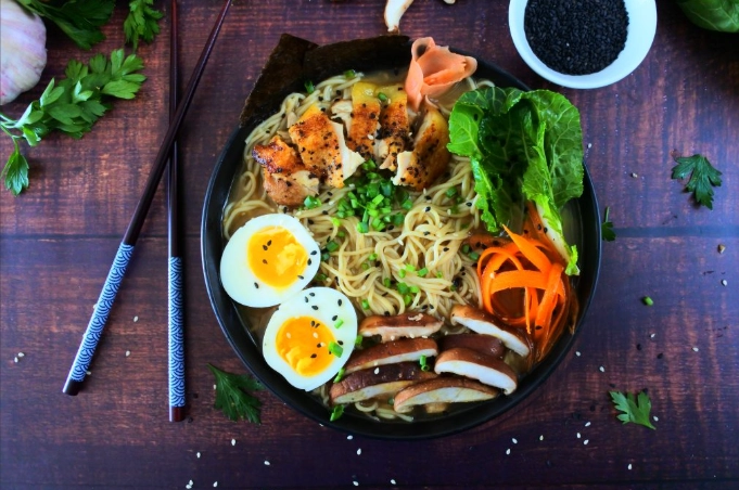 best chicken ramen broth