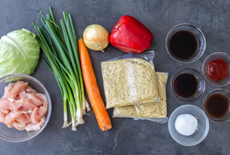 yakisoba noodles yakisoba noodles