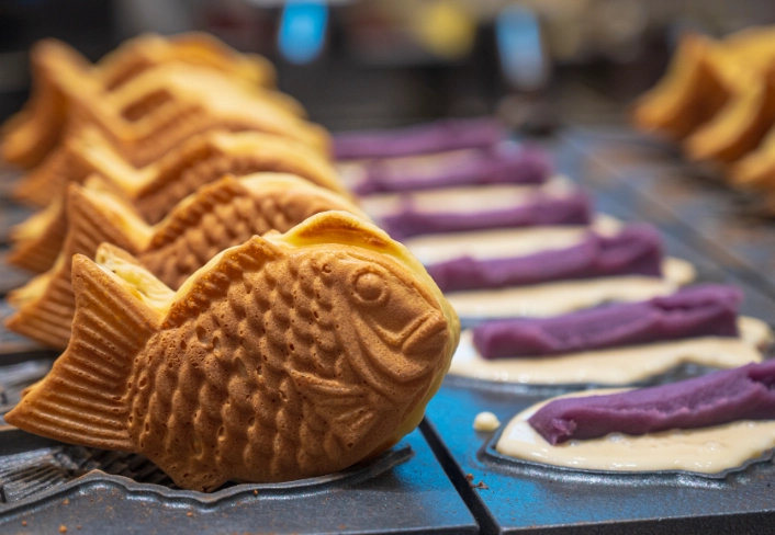 What are taiyaki made of?