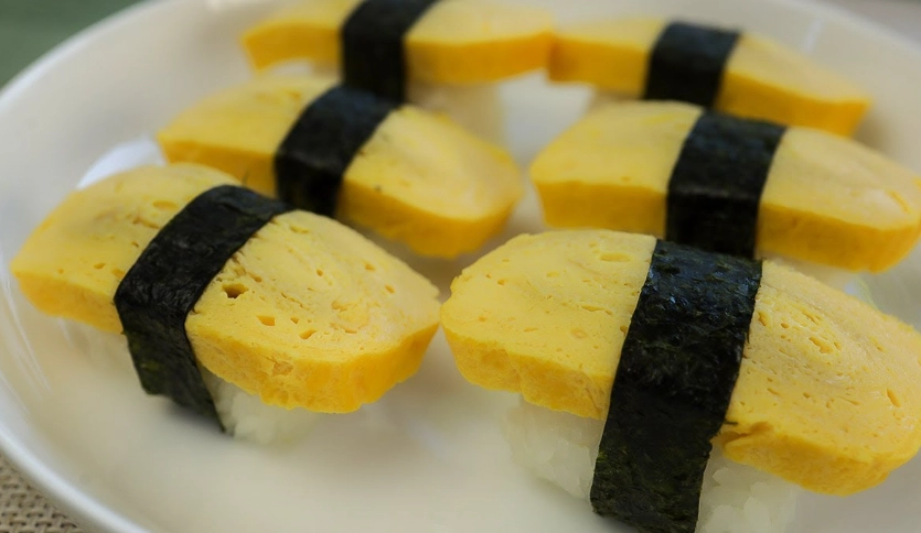 tamago sushi raw tamago sushi raw