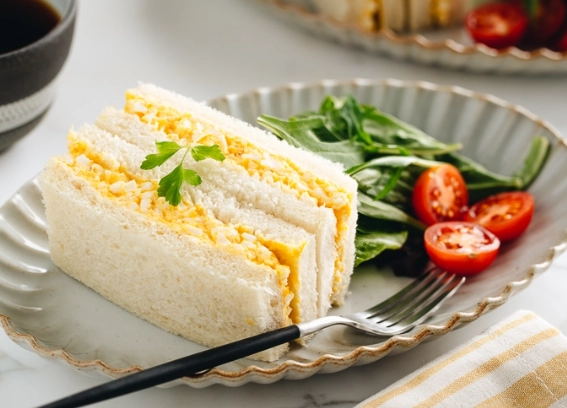 how to make fluffy tamago sando