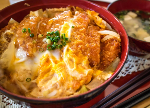 Japanese pork cutlet bowl Japanese pork cutlet bowl