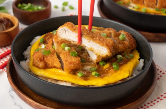 Japanese pork cutlet bowl Japanese pork cutlet bowl