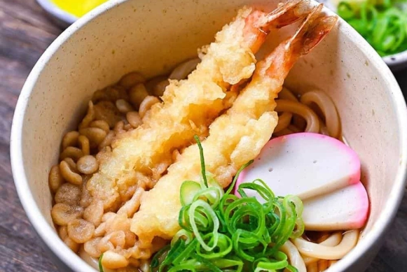 shrimp tempura udon