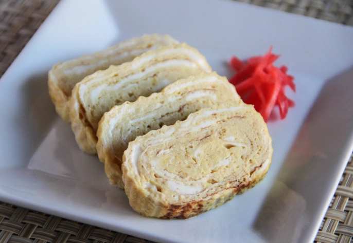 Japanese rolled omelette