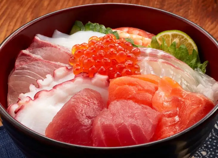 how to eat kaisendon