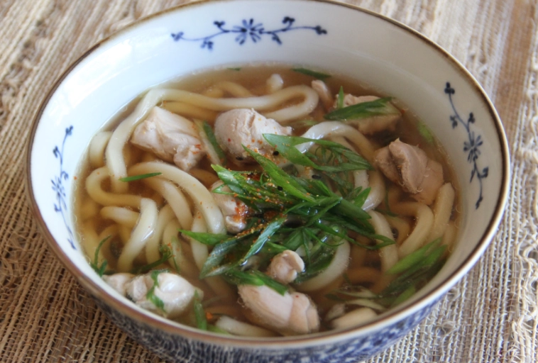 authentic Japanese udon soup