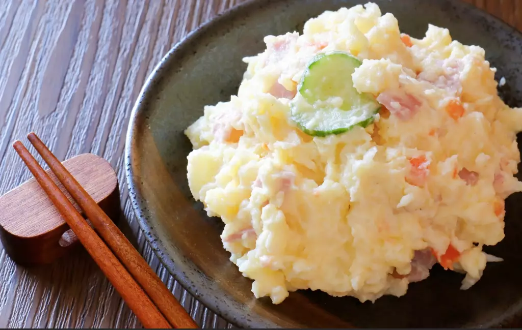 What is the difference between Japanese potato salad and American potato salad?