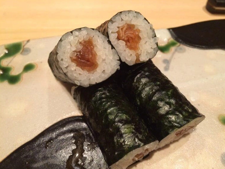 Japanese rolled sushi