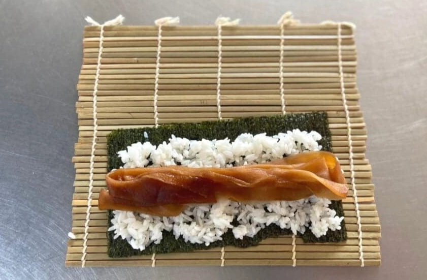 Japanese rolled sushi