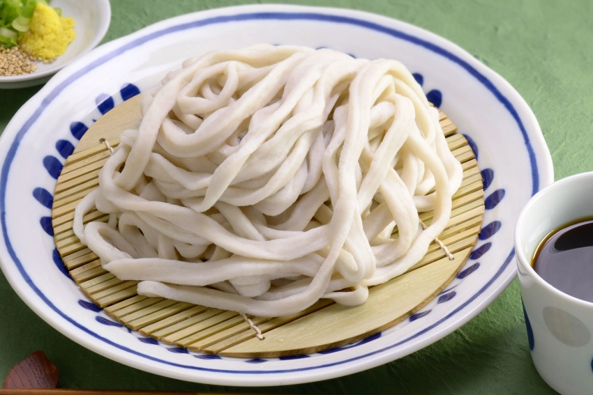 how to eat zaru udon